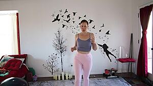 Hey, wanna join my steamy yoga lesson today?