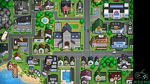 Blonde teen in bikini competition on beach