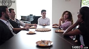 Boring Housewife Tries Something New at Dinner Party in New Home