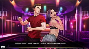 complete gameplay of our red string part 14 with erotic fingering and big cock.