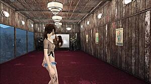 fallout 4 fashion show with cute brunette in special wardrobe, part 1 😊