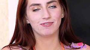 Brunette Pornstar Spills All in Raw Sofa Interview