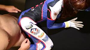 Tiny D Va Moans On Monster Cock In Cosplay