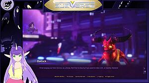 Blonde milf with big tits in studiofows subverse game