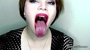Beautiful Girls Show Off Their Tongues Playfully