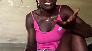 ebony woman eats food and shares lessons