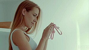 Alexis Crystal, why masturbate in fitting room with panties?