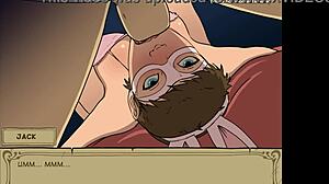 Suggestive Hint Of Young Bunny Girl In 3D Cartoon Getting Throat Fucked By Old Man In Hentai Game