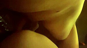 Wife poses in doggystyle position