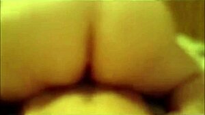 Big girl rides dick bouncing on top bareback, filling her fat pussy with cum.