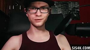 Gabbie Carter With Big Tits Masturbates To Stepbro On Webcam!