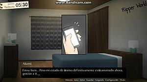 Pregnant wife gets dominated by old father-in-law in hentai cuckold anime scene