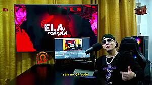 gih puts redhead on all fours to show pink pussy on podcast