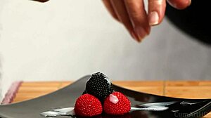 cfnm handjob cum on candy berries cum on food 3