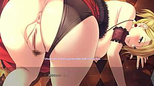 this hentai scene from dungeon of regalias is awesome, character 9 with subtitles