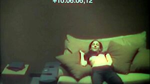 Sexy Babe Fingering Her Tight Pussy on Sofa, Oh My God, Look at That!