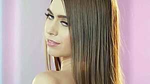 Adorable Brunette Teen 18+ Jill Kassidy Teases In Lingerie Before Horny Solo Masturbation