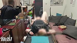 i was tied up and fucked hard on the massage table this orgasm was amazing part 1