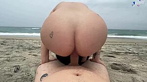 Sara Blonde's Public Sex In Colombian Beaches