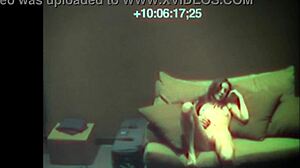 Sexy Babe Fingering Her Tight Pussy on Sofa, Oh My God, Look at That!