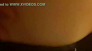 Wife poses in doggystyle position