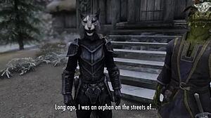 Skyrim slut embarks on wild adventures in animated game world