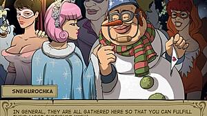 Suggestive Hint Of Young Bunny Girl In 3D Cartoon Getting Throat Fucked By Old Man In Hentai Game