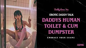 daddy turns you into his personal human toilet slave with bdsm talk