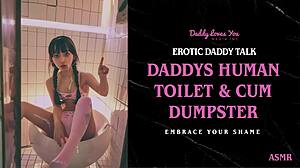 daddy turns you into his personal human toilet slave with bdsm talk