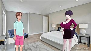 dr johnson slurps fat cock and gets messy facial at office