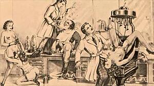 Exploring vintage erotic drawings from a bygone era. What hidden stories do they tell?