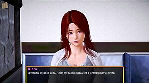 Big tits cartoon game in My New Family 403 - wanna see the erotic action?