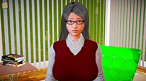 check out this hentai game with big tits and ass in my new family episode 434