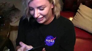 Stepsis with big booty gets rammed and spunked on her cute face POV.