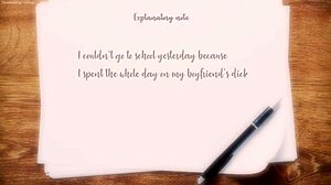 He writes frank note at school gravity falls hentai wendy