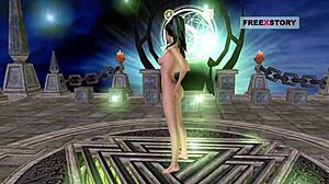 3d cartoon shows indian bhabhi in sexy poses