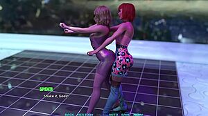 Name88s Triangle 13 - Busty Gym Girl Teases with Her Curves