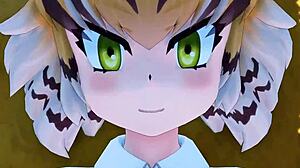 Bengaru Tora from Kemono Friends Gets Fucked in This Hentai Anime