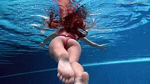 Tiffany Tatum showers her hot Hungarian ass by the pool! 🔥