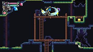 Pixel Hentai Flip Witch Gets Femdom Creampie in Forest!