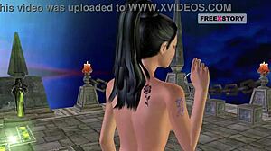 3d cartoon shows indian bhabhi in sexy poses