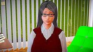 check out this hentai game with big tits and ass in my new family episode 434