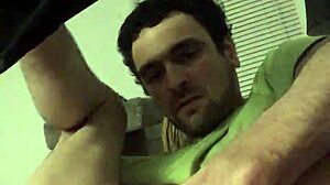 Stretching my small gay ass with a big plug