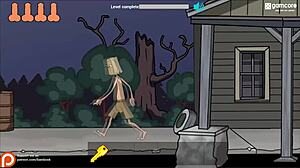 Fuckerman flash game featuring suggestive hentai scenes