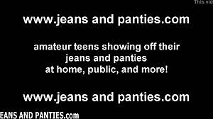 wow, these jeans are so tight on my ass, wanna rip them off?