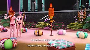 doa 3 hentai preview on beach is super naughty! 🌊