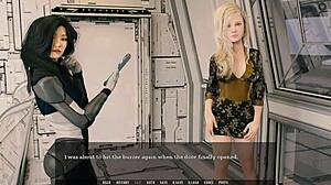 I fucked her and her not-daughter to settle taxes in monster hentai game