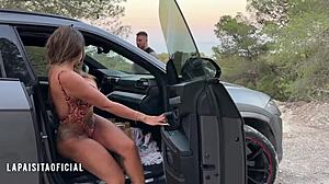 filoufitt drives maserati, gets lost, and bangs me in public forest