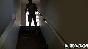 Roommates gone wild in dorm gangbang