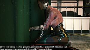 I fucked her and her not-daughter to settle taxes in monster hentai game